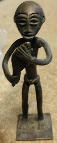 Beeld Beroep brons, 9 -12 cm groot - Ghana