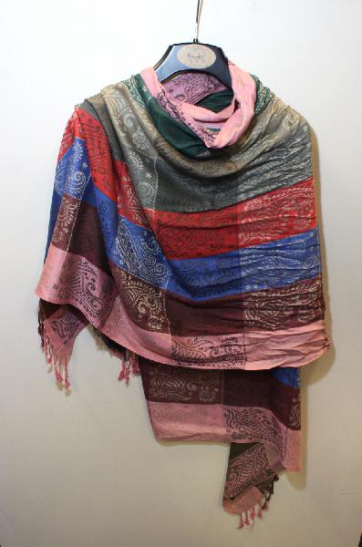 Sjaal - Shawl Viscose, 180 x 70 cm, wintersjaal, TAR - India