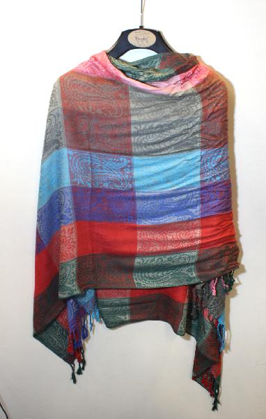 Sjaal - Shawl Viscose, 180 x 70 cm, wintersjaal, TAR - India