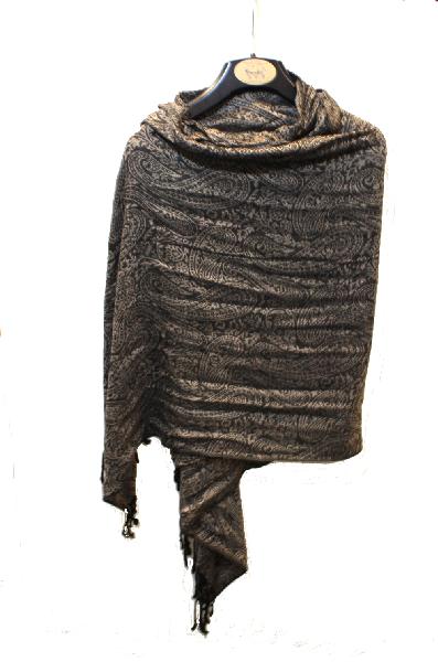 Sjaal - Shawl Viscose, 180 x 70 cm, wintersjaal, TAR - India