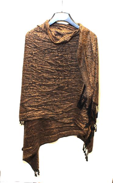 Sjaal - Shawl Viscose, 180 x 70 cm, wintersjaal, TAR - India