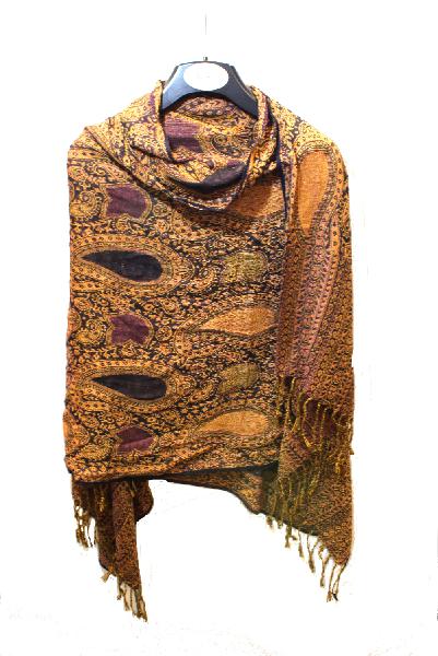 Sjaal - Shawl Viscose, 180 x 70 cm, wintersjaal, TAR - India