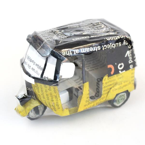 Tuk-Tuk krant H 7.5 cm - India