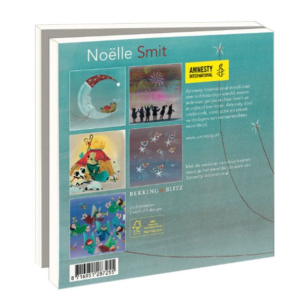 Amnesty Kerstkaarten No-elle Smit set/10