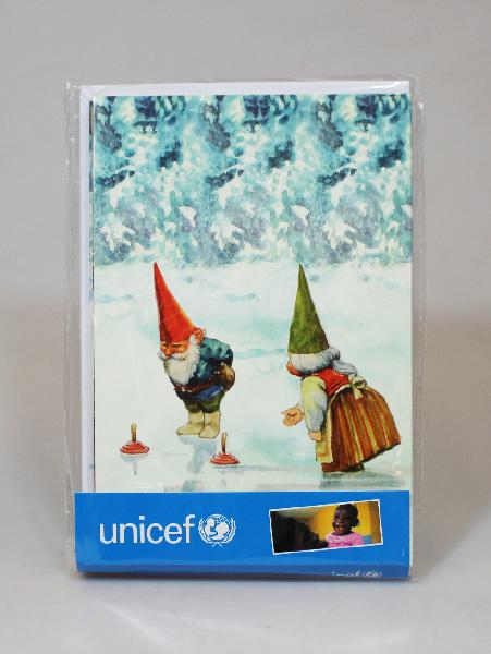 Unicef Kerstkaart - Kleine Wensjes van Rien Poortvliet 2x5 ontwerpen
