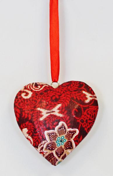 Hanger Hart batik ca 10cm - Indonesie