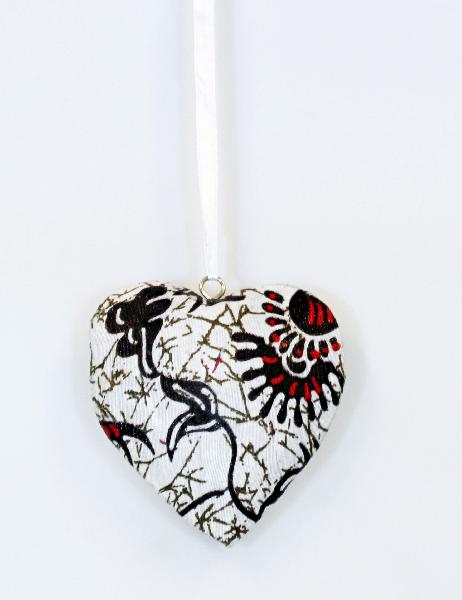 Hanger Hart batik ca 10cm - Indonesie