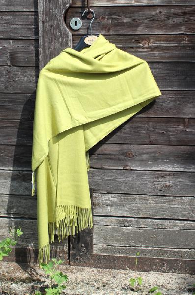 Sjaal - Shawl Wol Kashmir 70x190cm effen - India