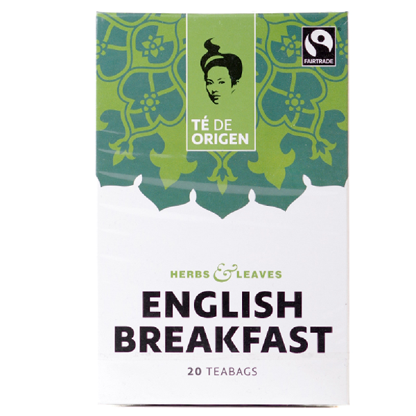 Thee English Breakfast envelop Cerro Azul BIO EKO zakjes 20x2g Te de Origen - verpakt in Sri Lanka