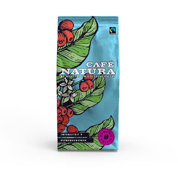 Koffie Bonen Espresso Cafe Natura BIO 1000g kilopak Max Havelaar - Guatemala arabica + Tanzania robusta