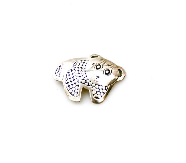 Broche: Beer zilver - Indonesie