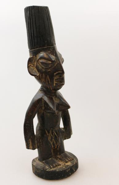 Ibeji - Ibiji Tweelingbeeld, Stel hout Yoruba 25 cm - Nigeria - Prijs per koppel van 2