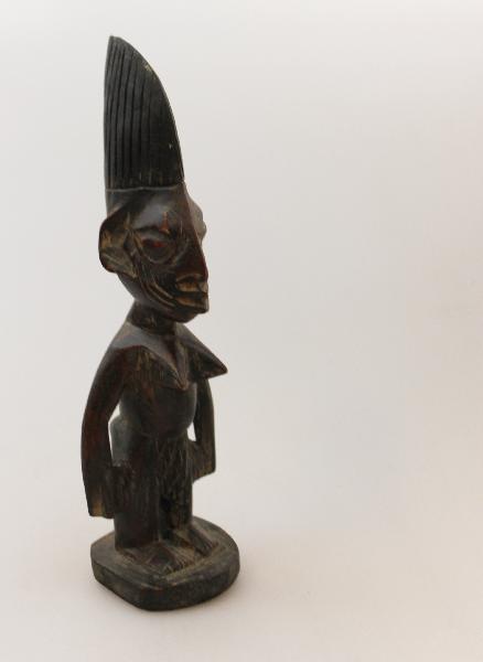 Ibeji - Ibiji Tweelingbeeld, Stel hout Yoruba 25 cm - Nigeria - Prijs per koppel van 2