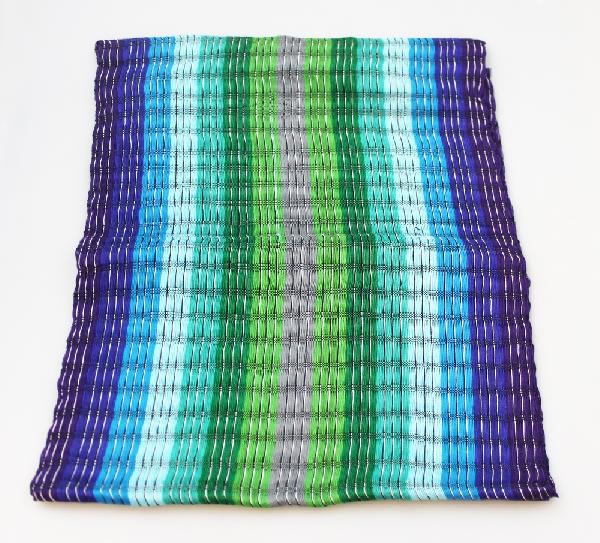 Sjaal - Shawl Katoen zonder franje veelkleurig 30cm breed 135cm lang - Guatemala