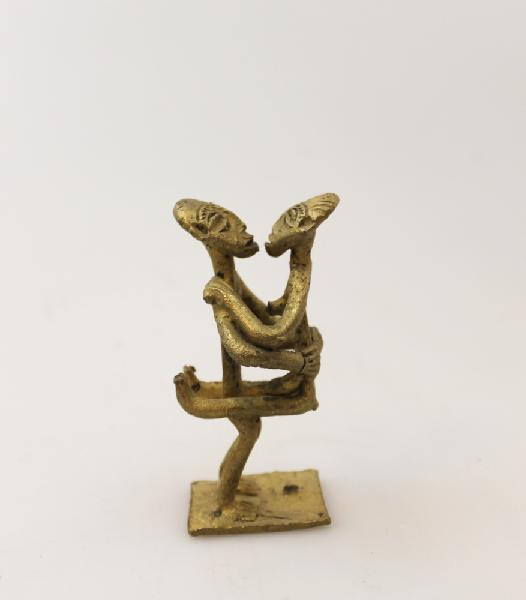 Liefdespaar brons 8-10 cm groot - Ghana