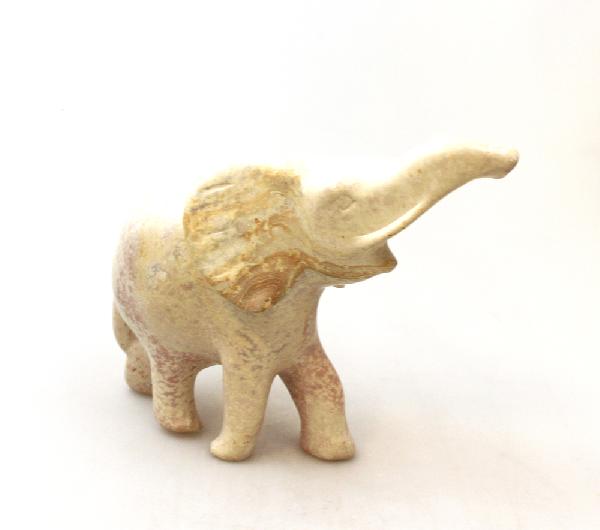 Olifant H 10cm dier kisii (zeepsteen) - Kenya