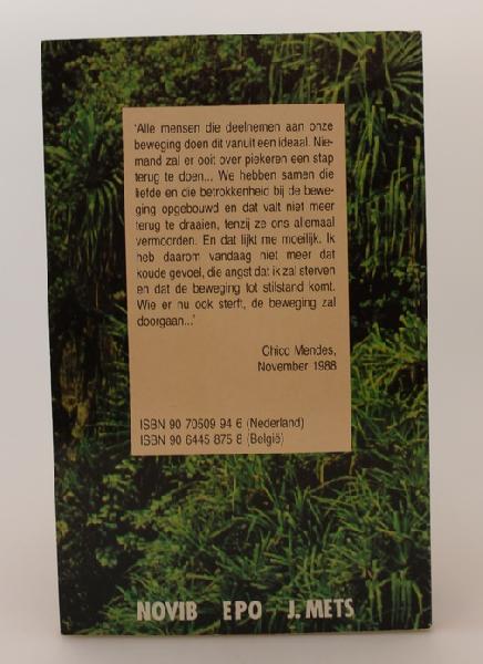 Boek - Chico Mendes - Red het Amazonewoud - Pleidooi voor Natuur Brazilie