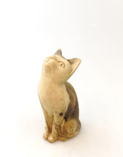 Dier Kat hout omhoog kijkend 25 cm - Bali-LW Indonesie