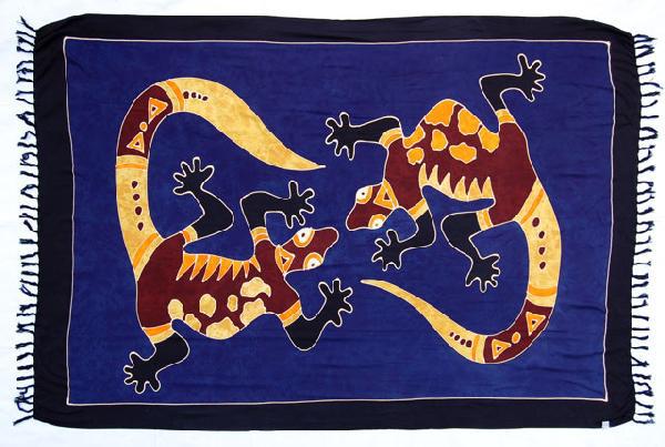 Sarong 110 x 150cm handbeschilderd - Indonesie