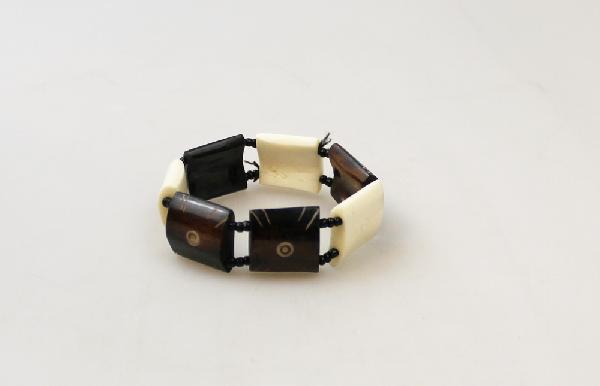 Armband hoorn 2cm breed - Kenya