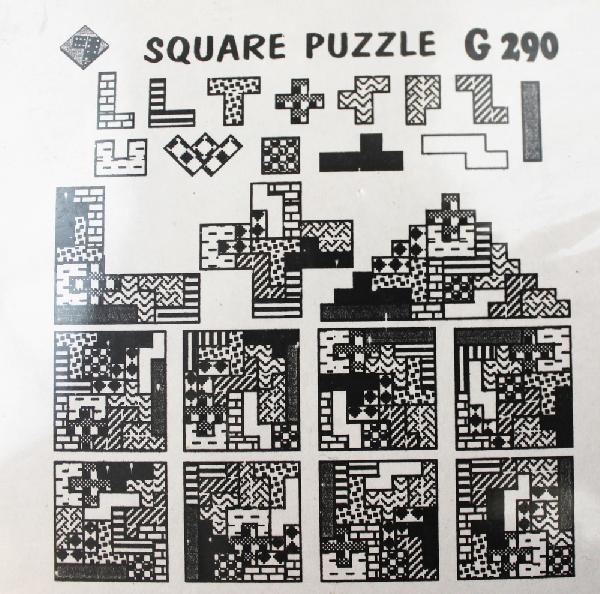 Puzzelspel Square G290 hout - Thailand