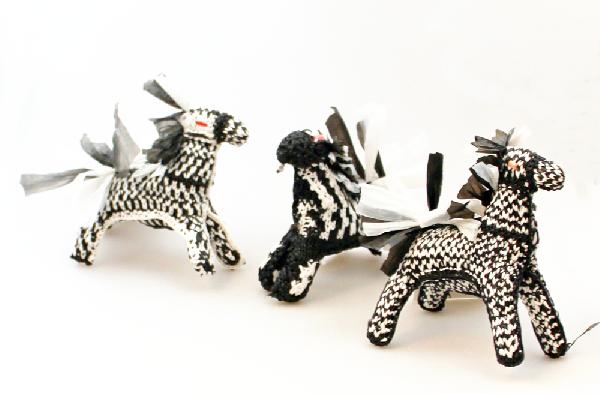 Dier Zebra, gerecycled, 14 cm - Niger