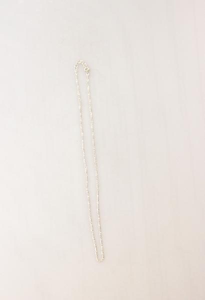 Ketting zilver 45cm gevarieerde schakels (bij hanger E 19,-)- Sri Lanka