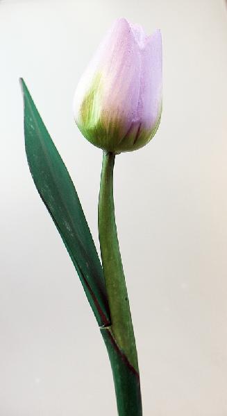 Bloem hout Tulp H 45cm - Indonesie