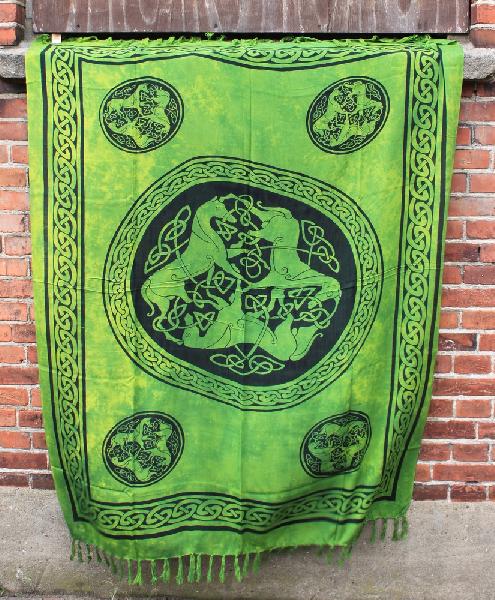 Sarong 110 x 150 cm, Keltische motieven, handbedrukt - Indonesie