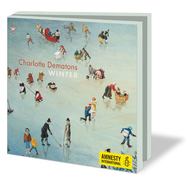 Amnesty Kaartenmapje Charlotte Dematons winter 10 dubbele kaarten 5 ontwerpen