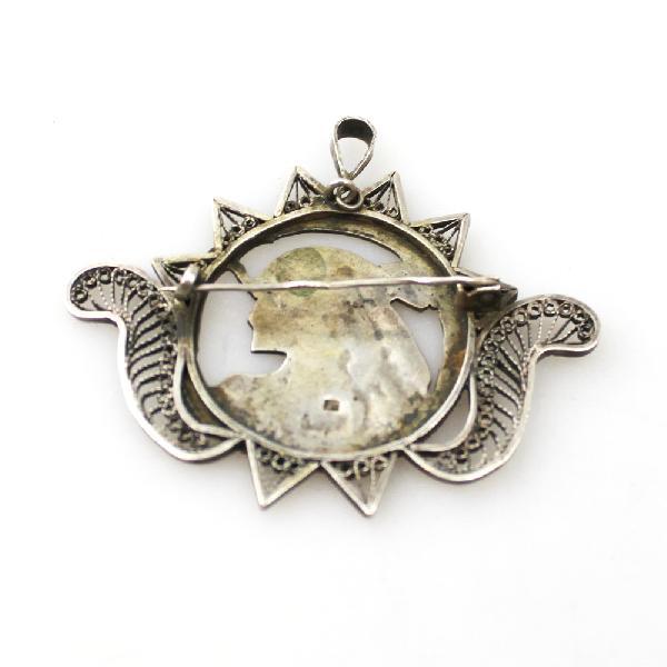Broche Hanger godin 6x4,5cm